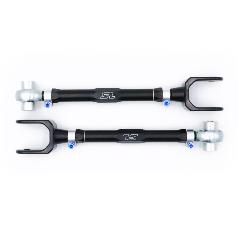 Infiniti Q50 Suspension Arms - Rear - SPL Parts - Adjustable Traction Arms - Dogbone Version - Black Anodized - `14-`27